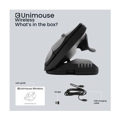 Buy Contour Unimouse Wireless Black - Ergonomic Design for Ultimate Comfort and Precision